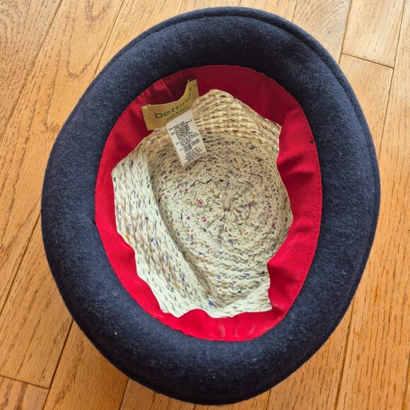 Bettini Two-tone Fedora/Trilby Women's Hat Made In Italy - Picture 6 of 10